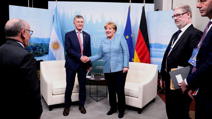 Macri se reunioacute con Theresa May y Aacutengela Merkel