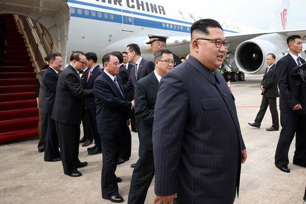 Kim y Trump estaacuten en Singapur para la histoacuterica cumbre bilateral