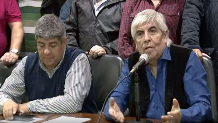 Hugo Moyano- Si no nos dan el 27-en-porciento- el jueves habraacute paro