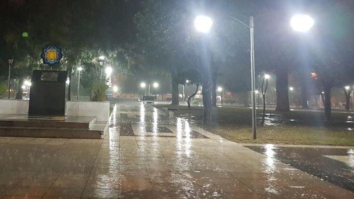 Friacuteas sorprendida por una tormenta