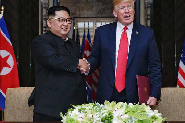 La histoacuterica cumbre entre Kim y Trump concluyoacute con una declaracioacuten conjunta sin metas claras