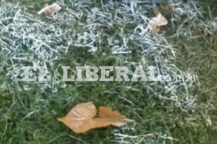 Las bajas temperaturas quedaron reflejadas en el suelo de la Capital de la Tradición