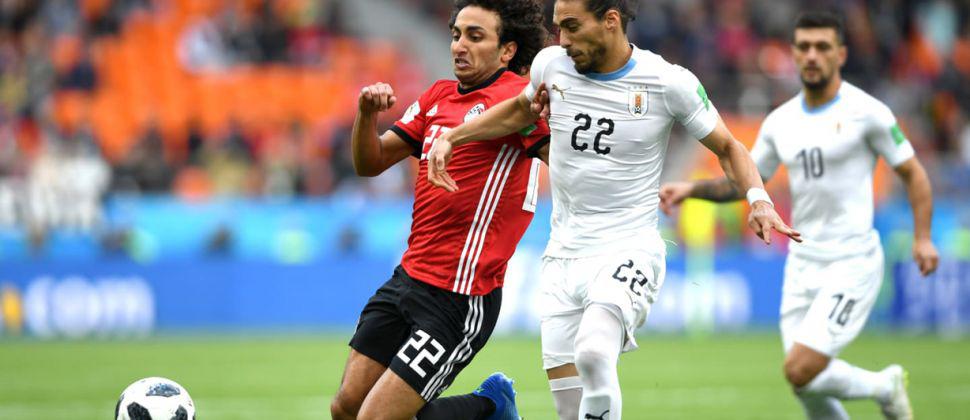 Uruguay arrancoacute con el pie derecho y vencioacute a Egipto