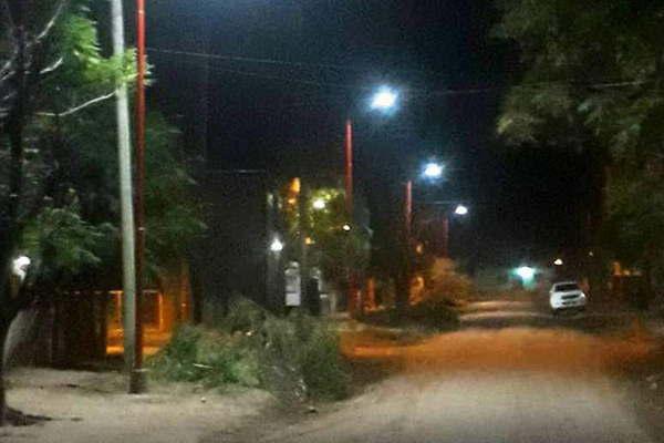 La ciudad de Pampa de los Guanacos incorporoacute iluminacioacuten LED en sus calles