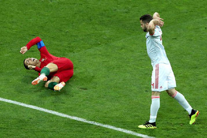 La falta contra Ronaldo terminó en un penal