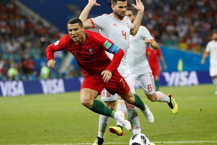 La falta contra Ronaldo terminó en un penal