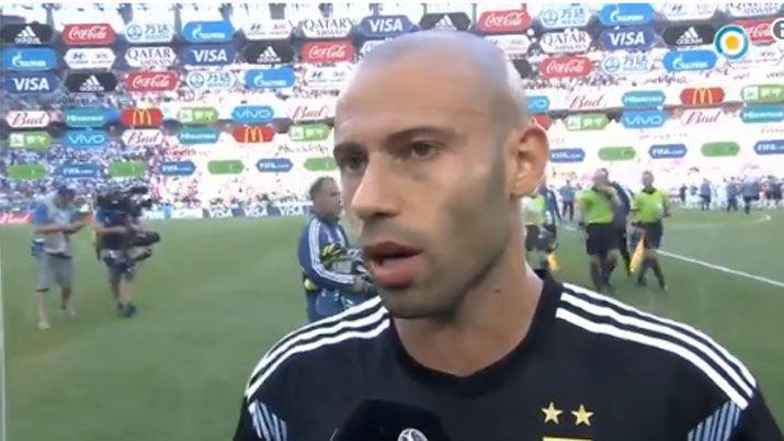 Mascherano- Esto recieacuten empieza y no estaacute permitido caerse