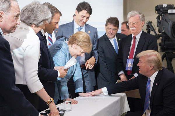 Trump defendioacute su relacioacuten con el G7