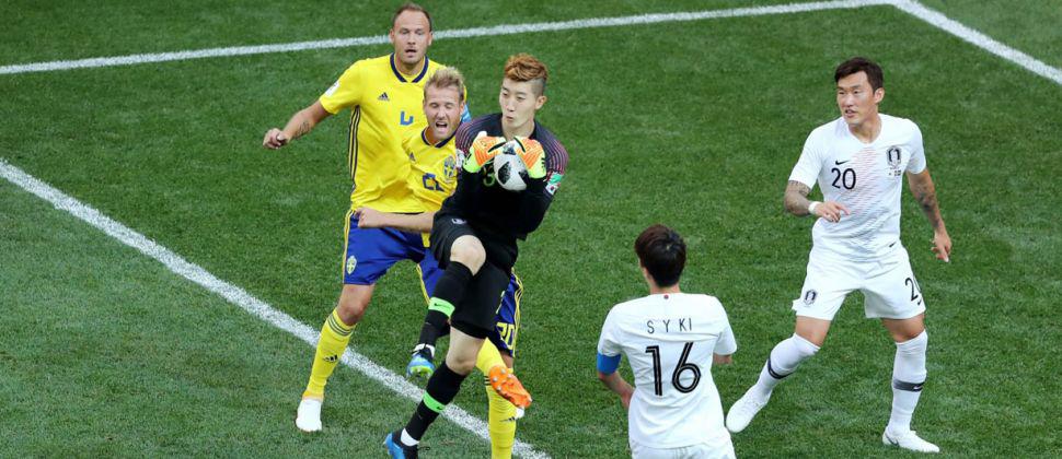 Video  Suecia vencioacute por 1 a 0 a Corea del Sur