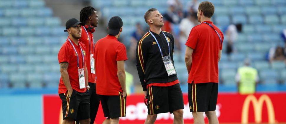 Video  Beacutelgica goleoacute a la debutante Panamaacute