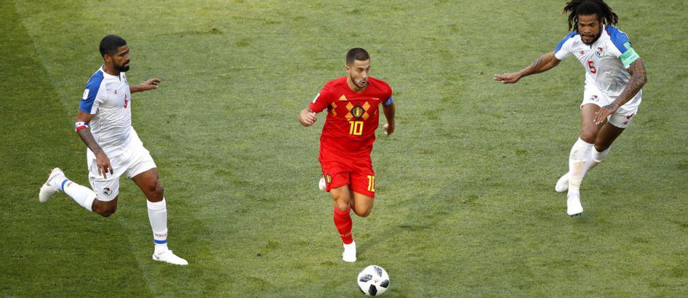 Video  Beacutelgica goleoacute a la debutante Panamaacute