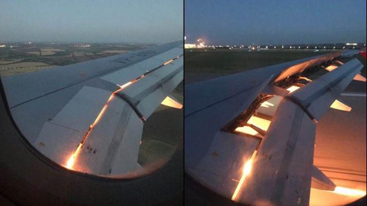 El avioacuten que trasladaba a Arabia Saudita se prendioacute fuego en el aire