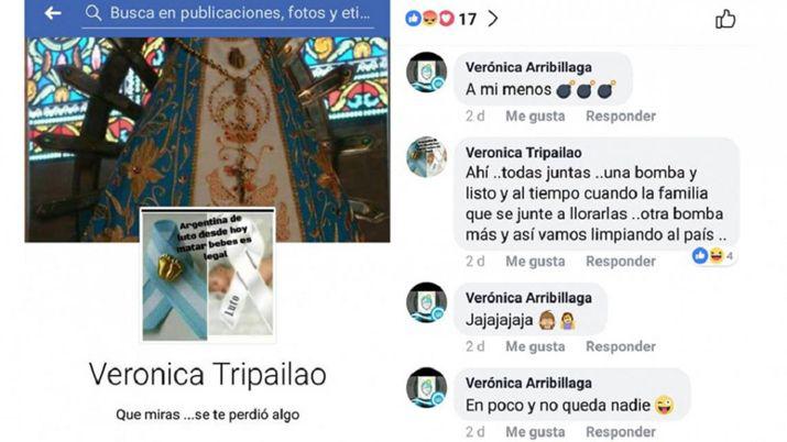 Una comisaria fue desplazada por amenazar a mujeres que apoyan el aborto