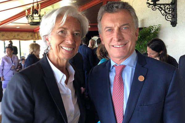 Lagarde y Macri