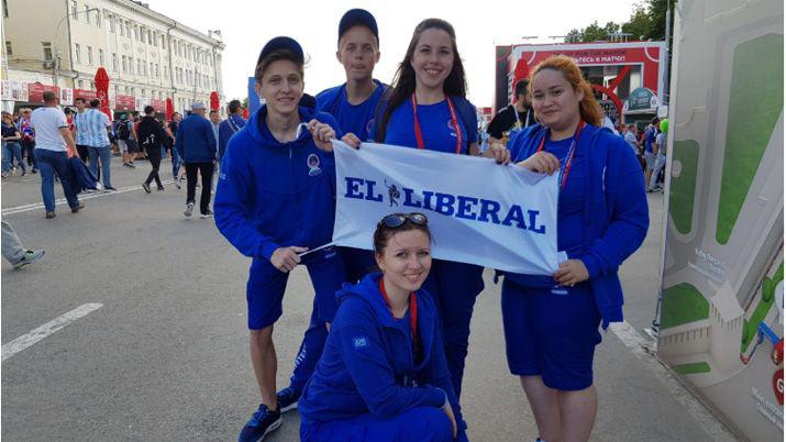 EL LIBERAL en el Fanfest antes de partido