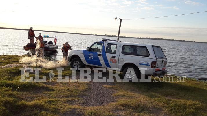 El operativo se encuadró en las tareas de prevención de pesca furtiva y de seguridad de la navegación que desarrolla Prefectura en el Embalse de Río Hondo