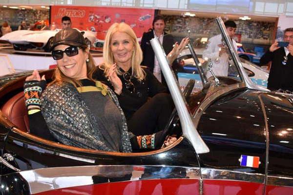 Marcela Tinayre y la modelo Evelyn Scheidl gozaron de Las Termas