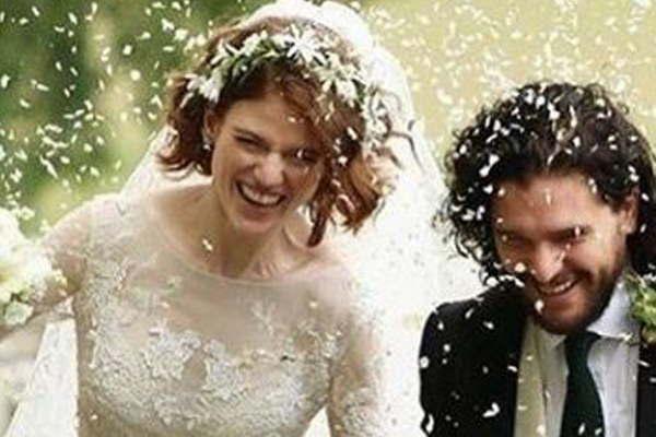 Actores de Game of Thrones se casaron en un lejano castillo de Escocia 
