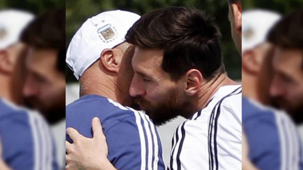 El saludo de Jorge Sampaoli a Lio Messi por su cumpleantildeos