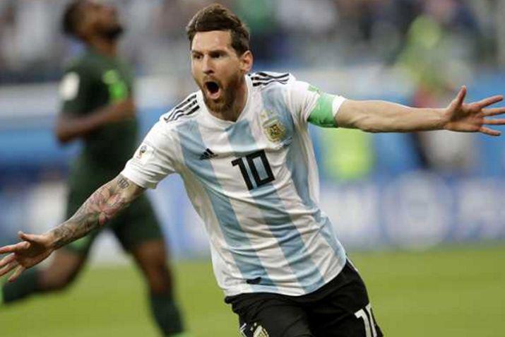 Un excelente pase a Messi terminó en el gol para la Argentina