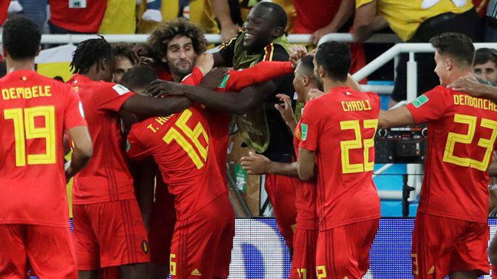 VIDEO Beacutelgica vencioacute a Inglaterra y terminoacute primero