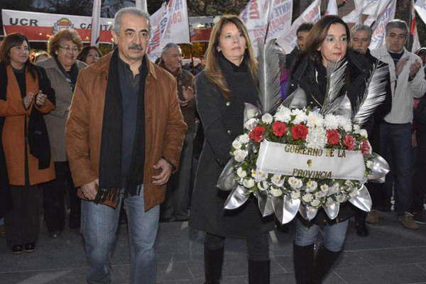 Realizaron un acto de homenaje al ex presidente Hipoacutelito Yrigoyen