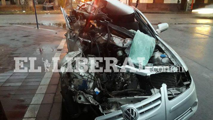 Murioacute tras dormirse al volante y chocar un colectivo estacionado