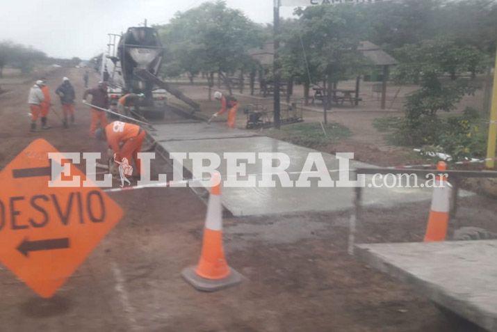 Las tareas de hormigonado comenzaron en la jornada de hoy