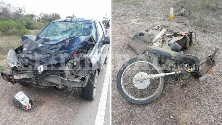 Una joven gravemente herida en un accidente en la Ruta 6