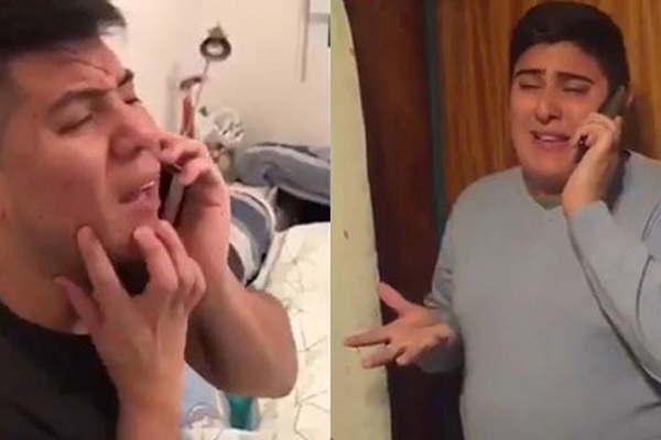 El fan de Wanda y el Chapu presionan a Tinelli