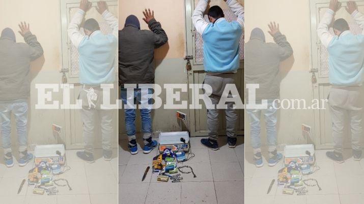Los dos jóvenes fueron puestos a disposición del fiscal de turno de la ciudad de La Banda