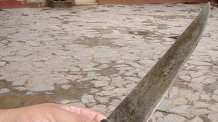 Golpeoacute a su mujer y ella lo hirioacute con un cuchillo para poder escapar