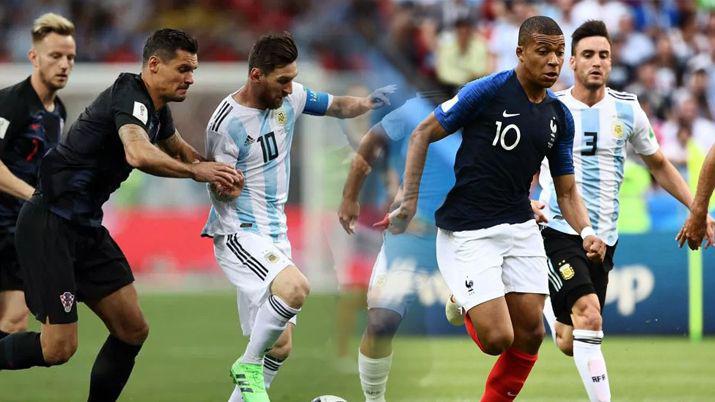 Argentina perdioacute con los dos finalistas del mundial