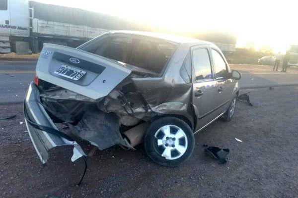 La ruta 34 fue escenario de un violento choque de autos