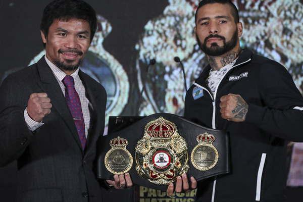 Matthysse expone su corona ante la leyenda Manny Pacquiao