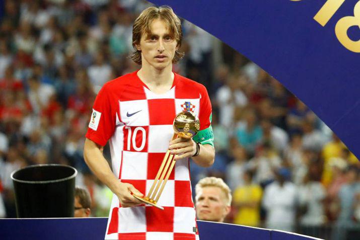 Luka Modric de 33 años se alzó con el premio al mejor jugador de Rusia 2018