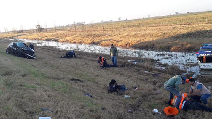 Uno de los policías de la Caminera de Córdoba falleció en forma instantnea Foto estacion95comar