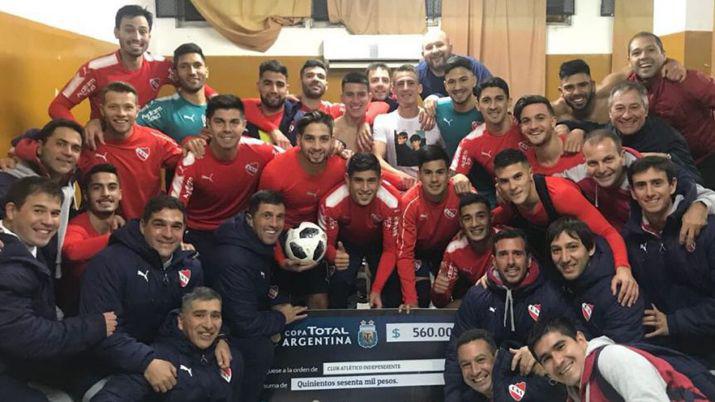 Independiente se clasificoacute a los 16vos de final de la Copa Total Argentina