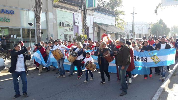 La columna de La Banda partioacute al ritmo de chacareras
