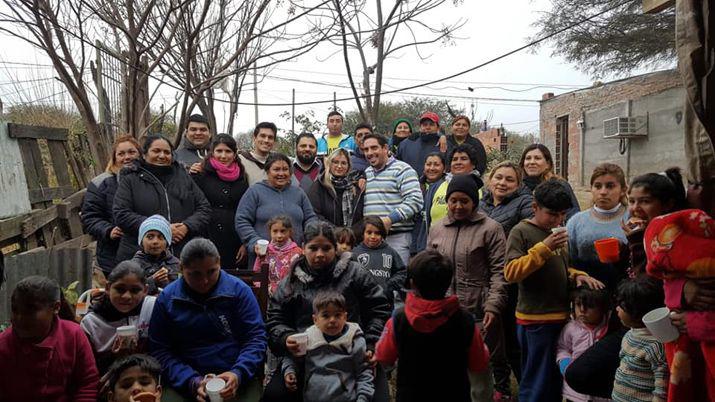 Realizaron una chocolatada en un merendero del barrio Salta Prolongacioacuten