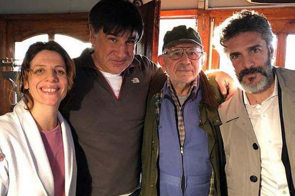 Leonardo Sbaraglia ya se muestra con sus colegas de Otros pecados 