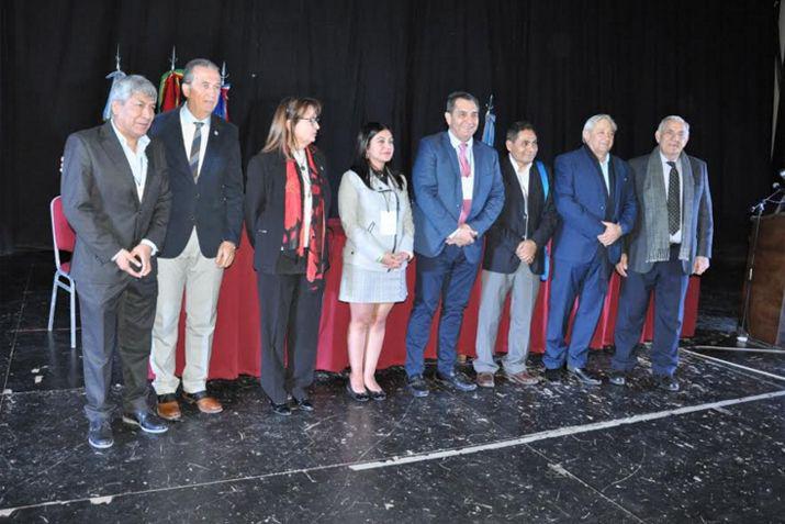 El acto de apertura fue en el Centro Cultural de la ciudad de Las Termas