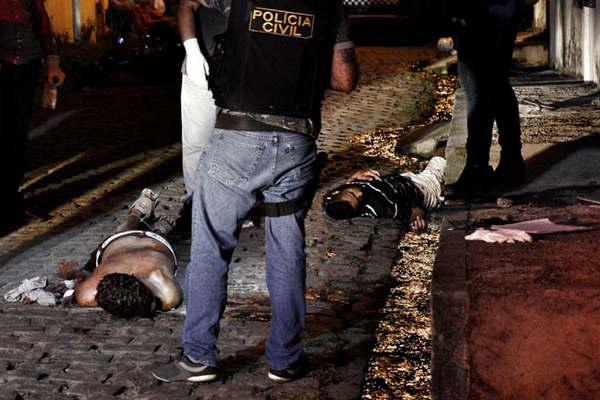 Brasil registra una media reacutecord de 175 homicidios cada diacutea