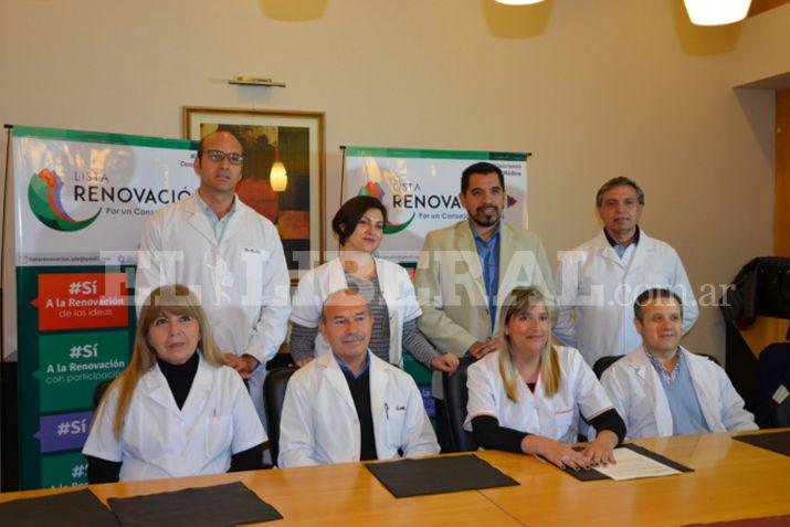 La lista tiene propuestas que incluyen el dilogo la transparencia y la participación de médicos del interior de la comunidad y de las instituciones del medio