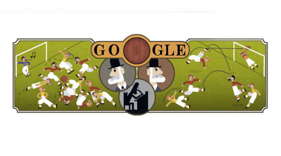Doodle de Google  Ebenezer Cobb Morley creador del Fair Play y el Offside