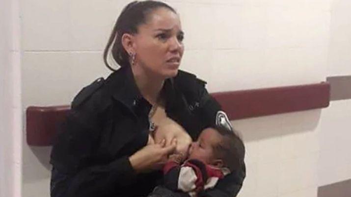 El momento fue retratado por un compañero