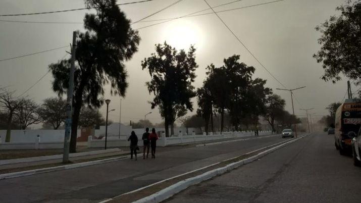 Vientos intensos en Santiago del Estero