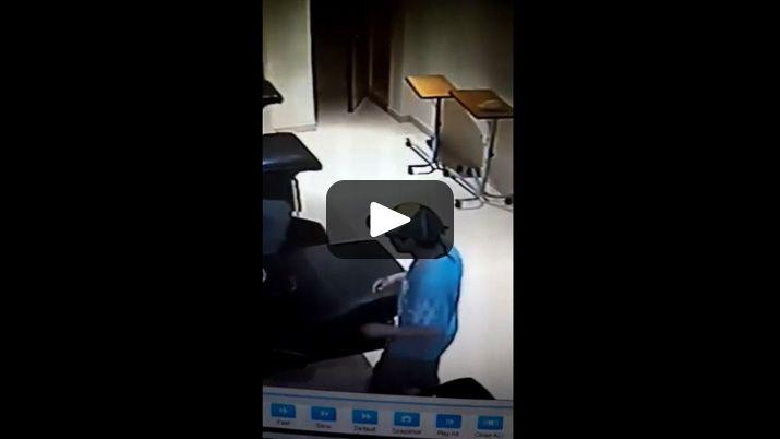 VIDEO Roboacute el maletiacuten de un meacutedico y lo grabaron