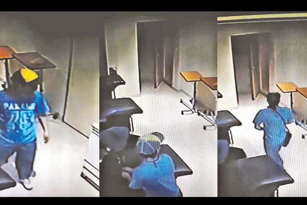 Video Caacutemaras delataron a Kiko mientras robaba el bolso de un meacutedico