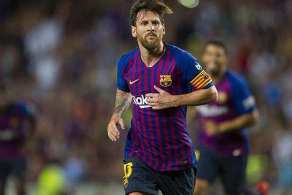 Messi empezoacute con un doblete y con otro reacutecord en la Liga 